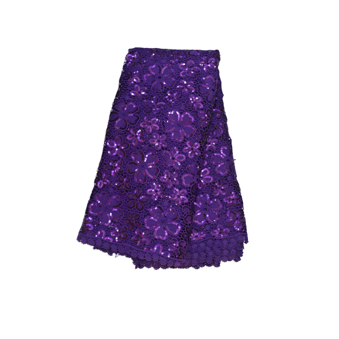 decimal flower cord purple aso ebi fabrics picture