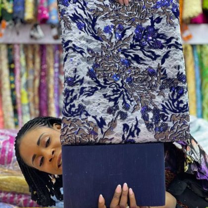 Bella Chantily Navy Blue